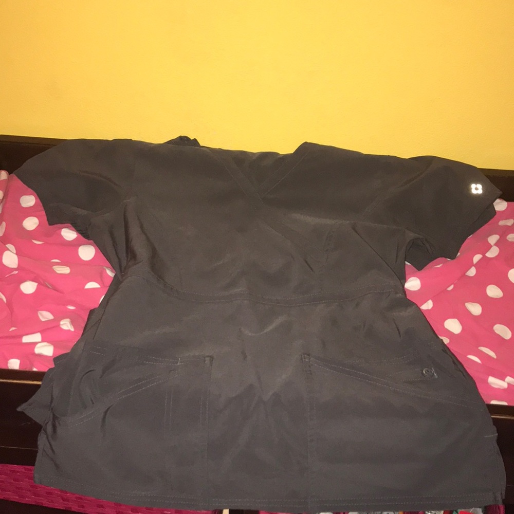 Gray Cherokee scrubs XS top and XXS pants
